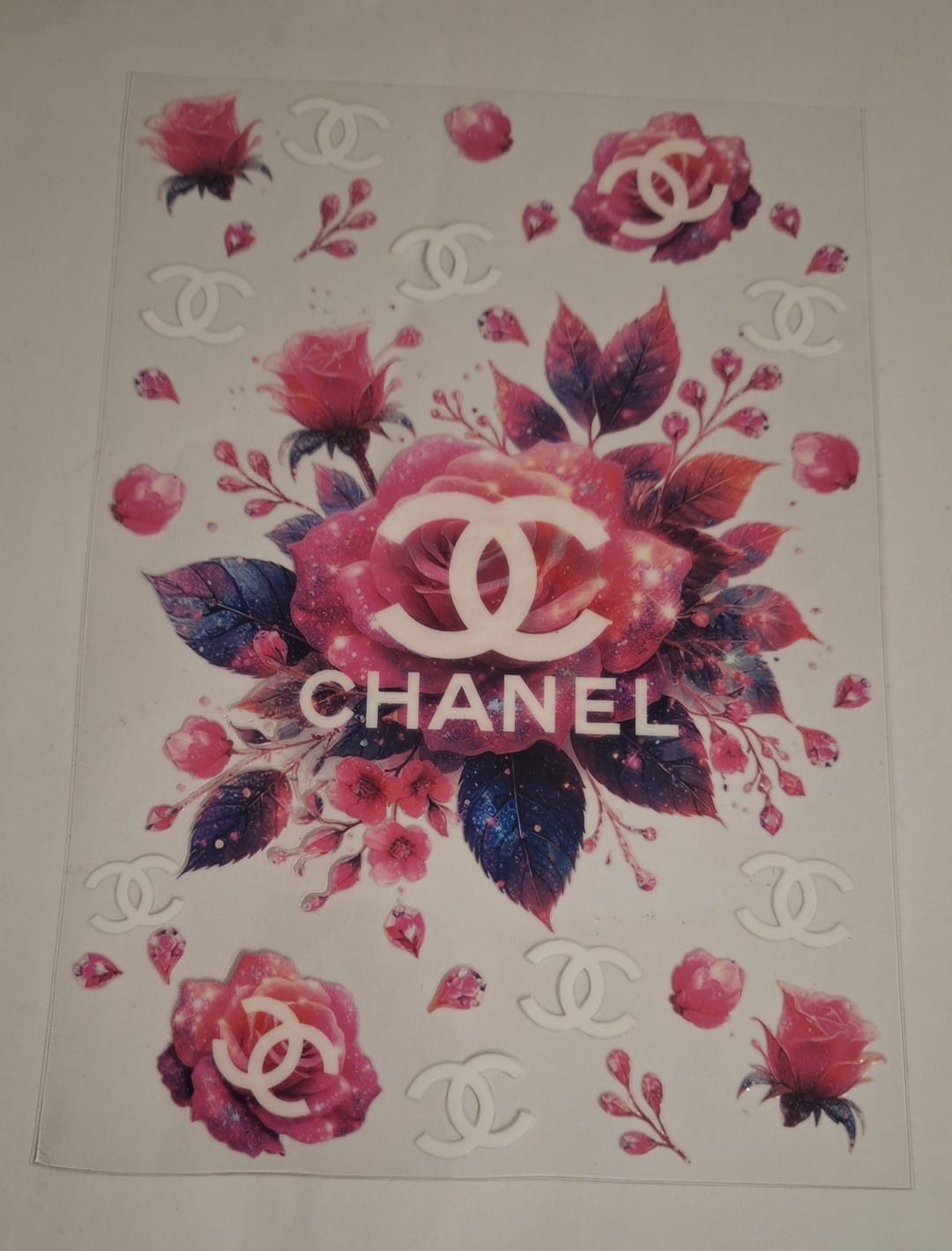 C pink roses A5 bookcovers