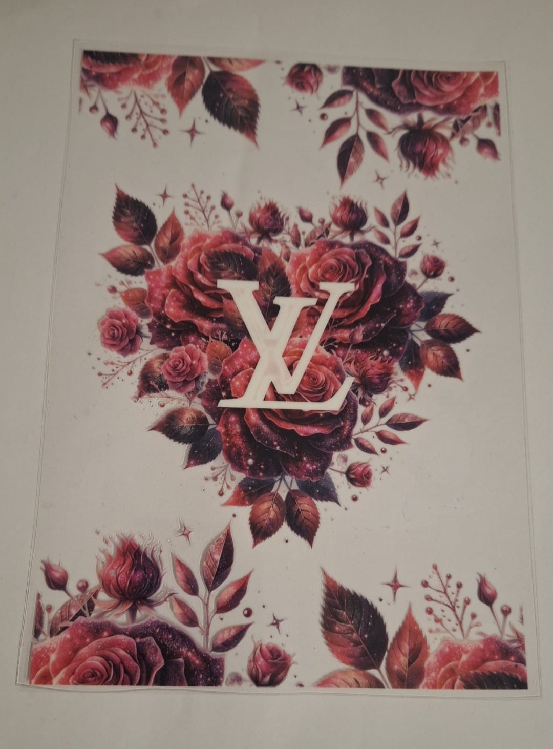 L red roses A5 bookcovers