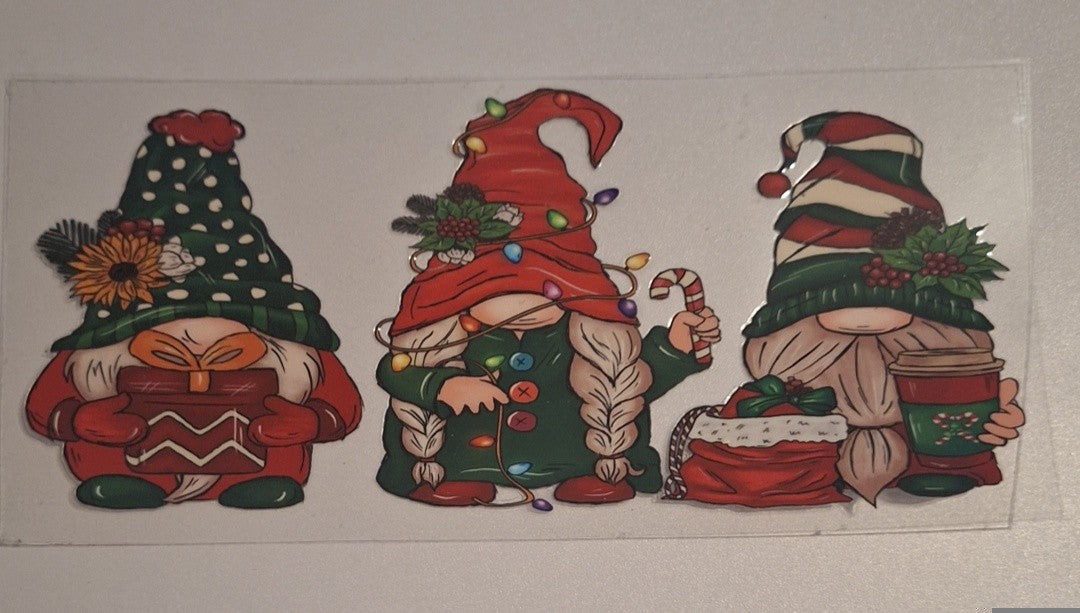 Gonk xmas 12oz uvdtf libbey cup wrap