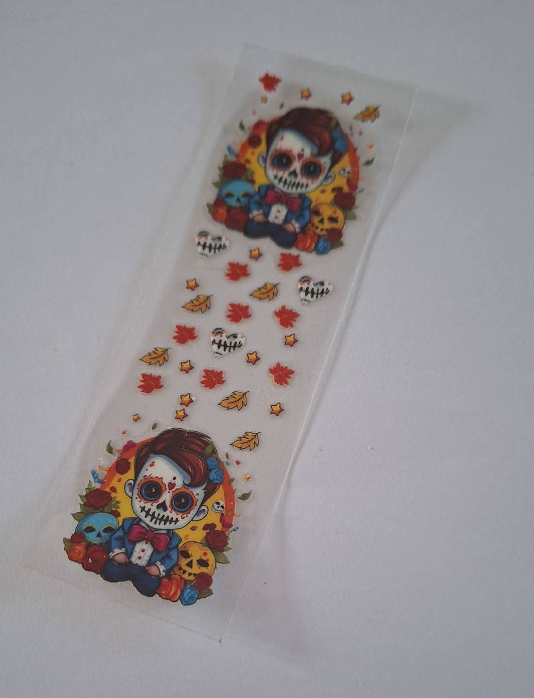 Skull Halloween Boy Pen/bookmark wrap
