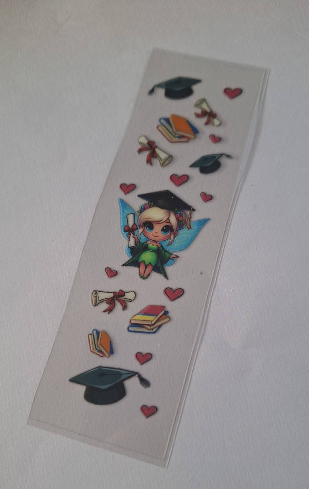 Tinkerbell Graduation Pen/bookmark wrap