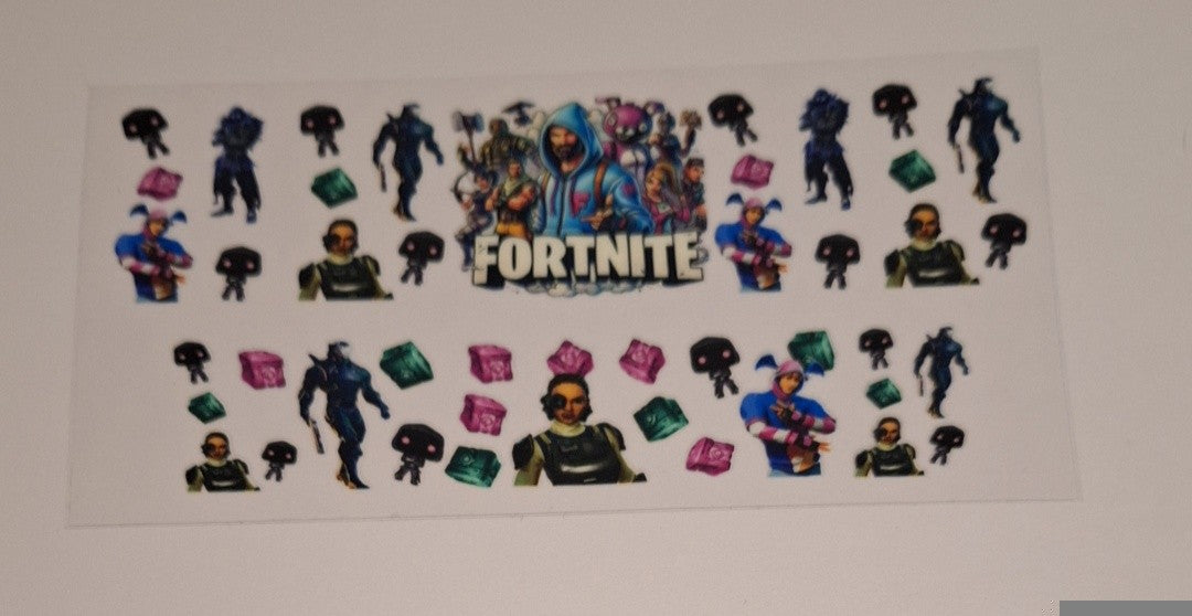Fortnite 3oz espresso shot Cup wraps