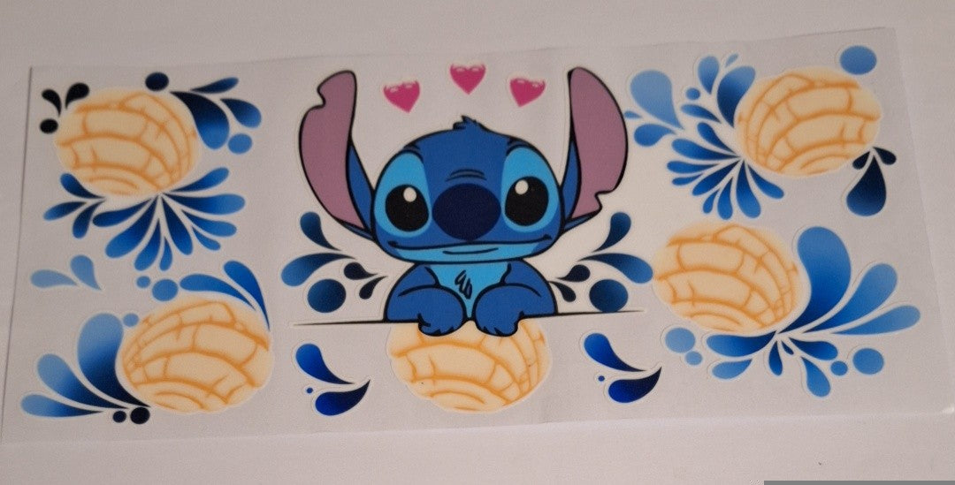 Stitch Glow in the dark 16oz libbey cup wrap