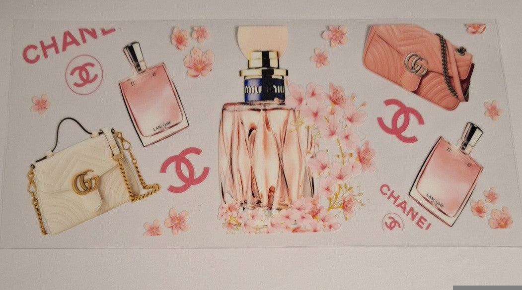 C perfume 16oz libbey cup wrap