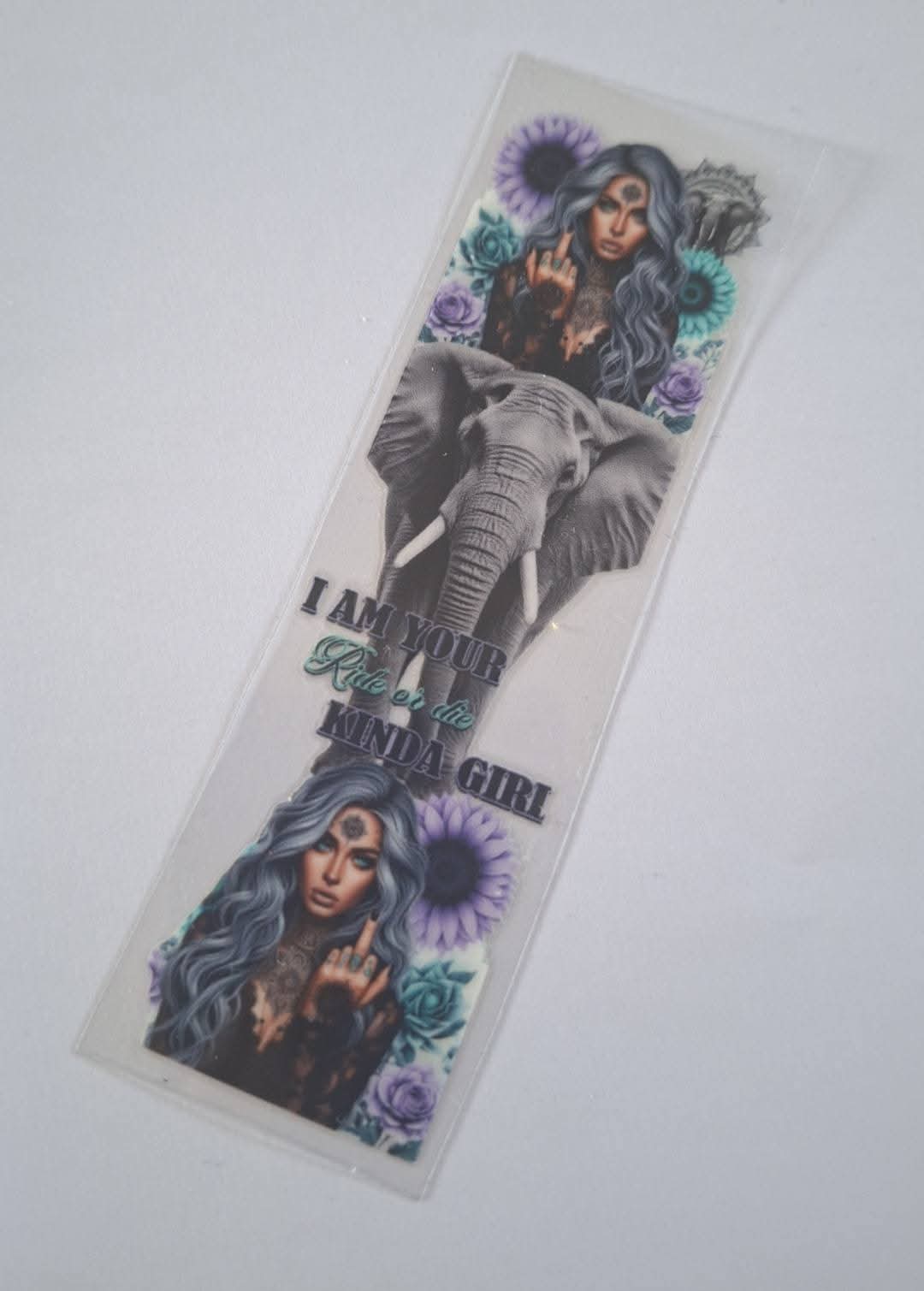 Ride Or Die Kinda Girl Pen/bookmark wrap