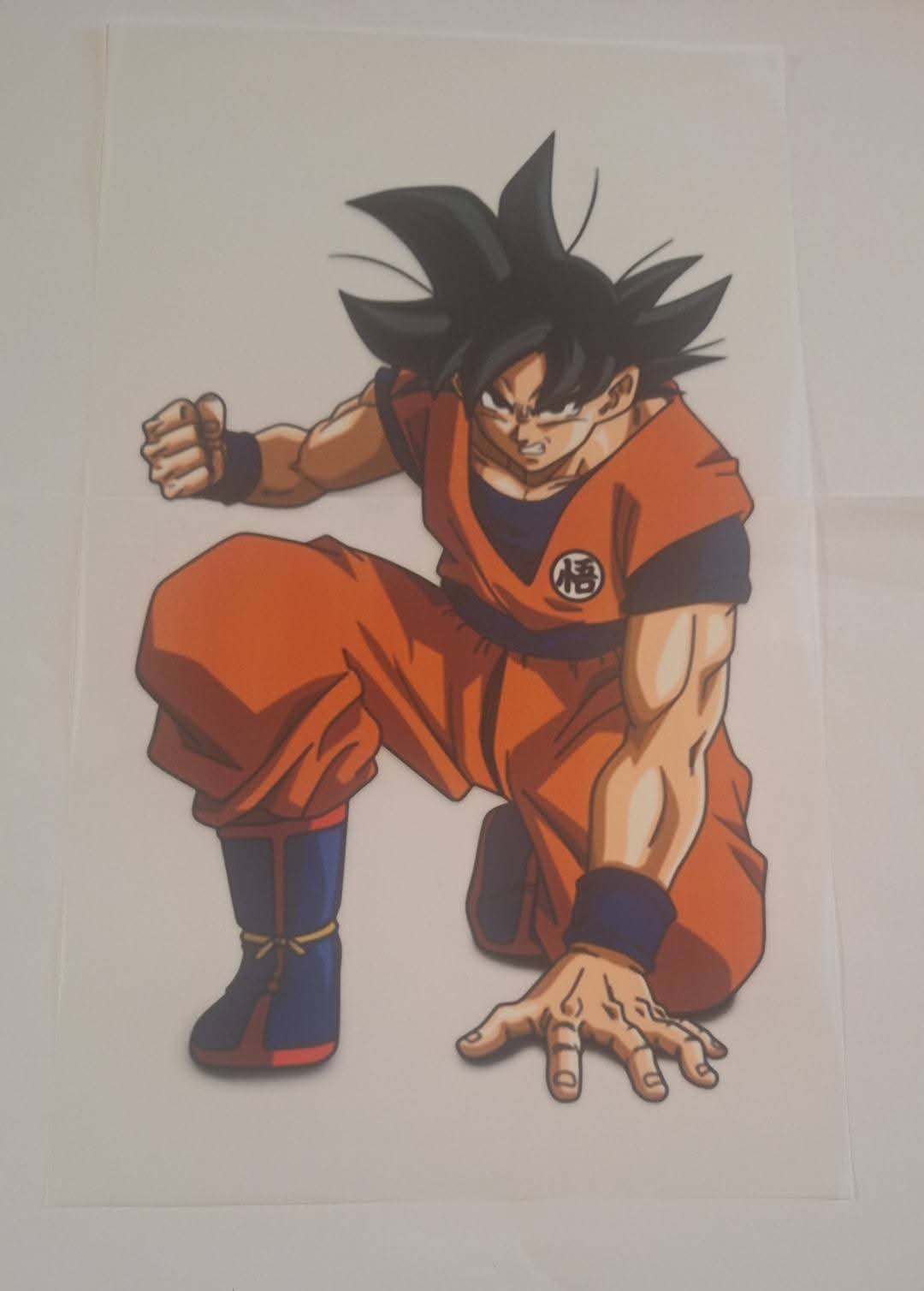 Dragonball z character dtf medium Heat transfer