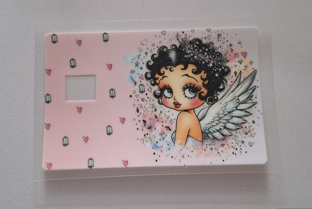 Betty boop angel Credit/bank card wrap