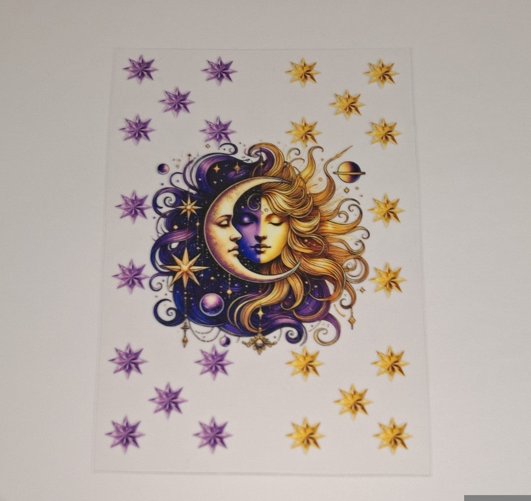 Sun & moon A6 book covers