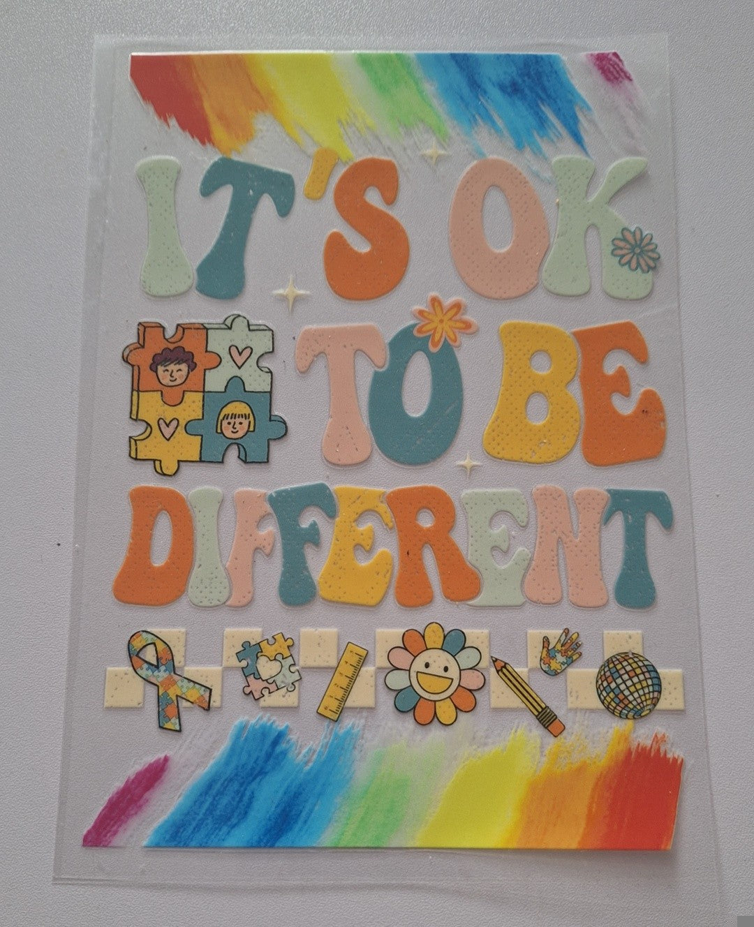 Its ok to be different A5 bookcovers
