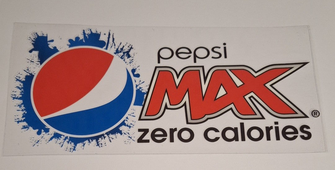 Pepsi max 16oz libbey cup wrap