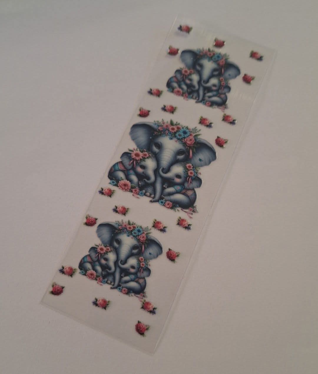 Elephant Trio Wider Pen Wrap