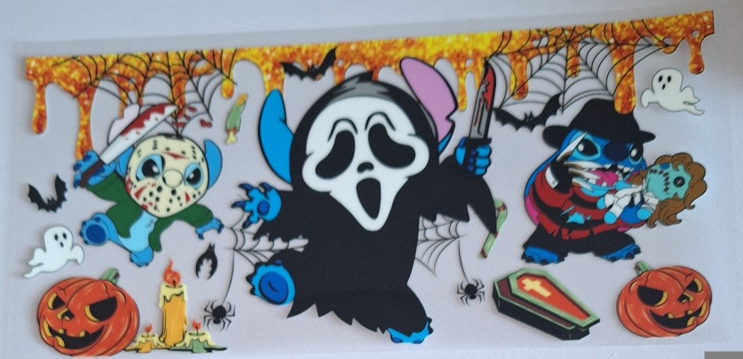 Stitch halloween 16oz Libbey Cup Wrap