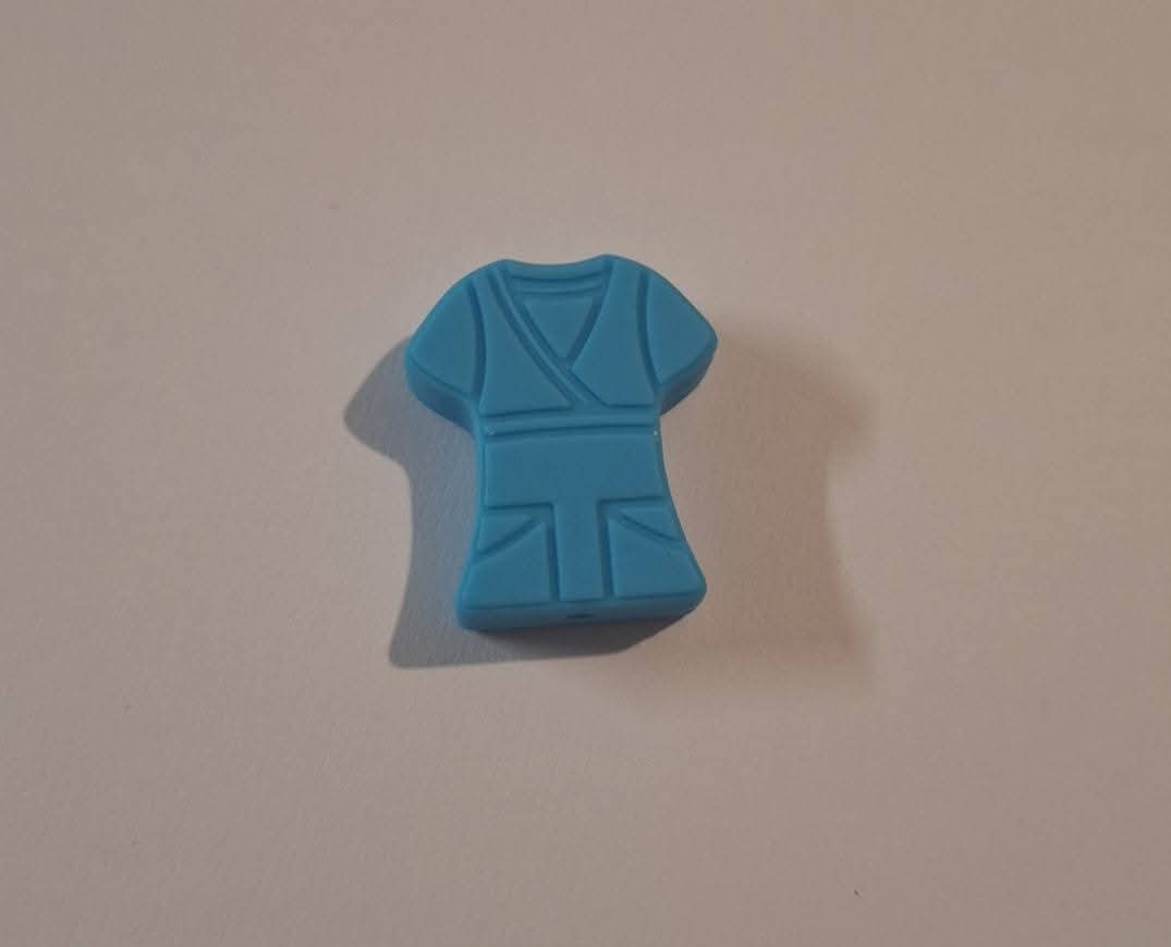 Blue Top Focal Bead