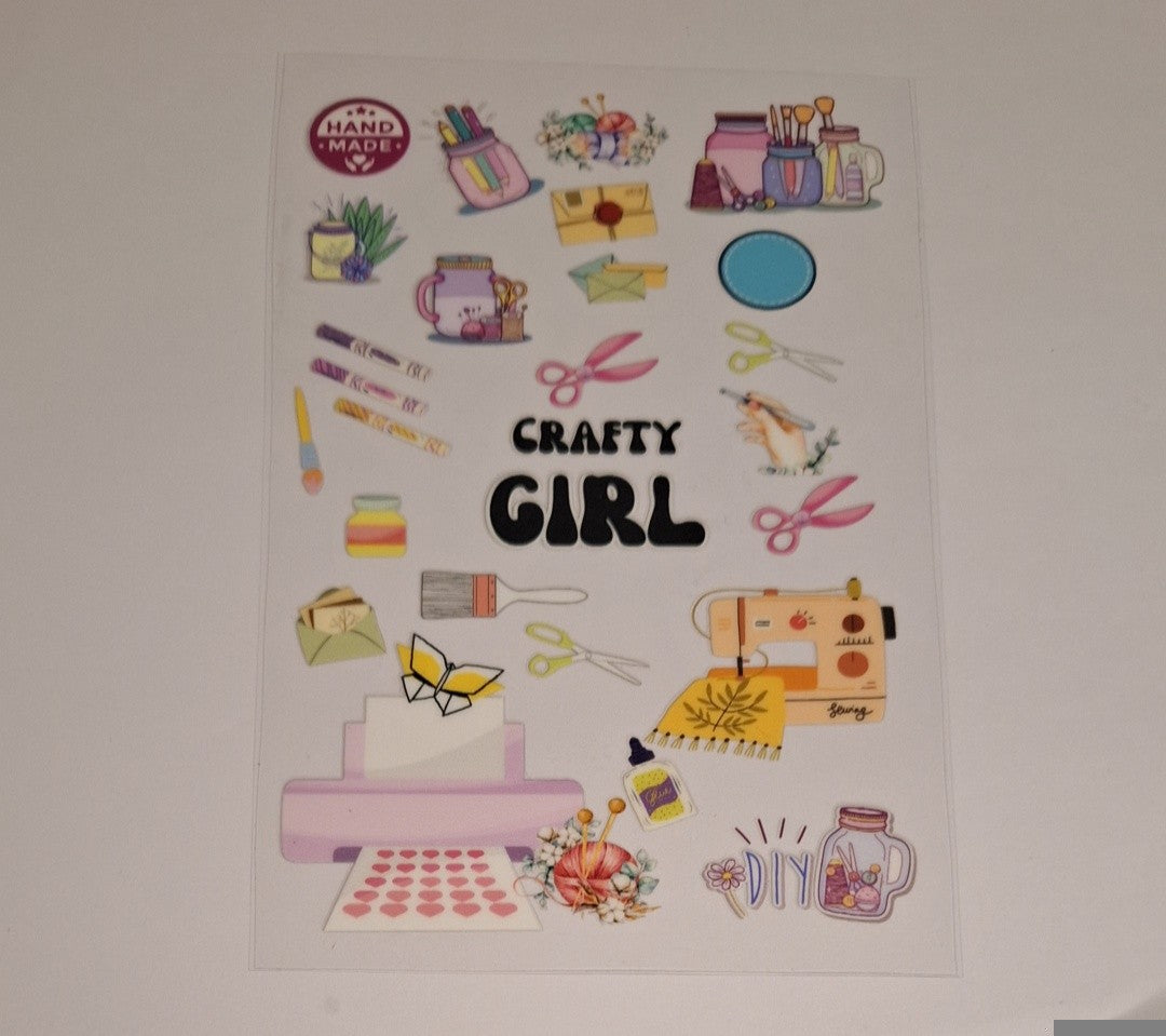 Crafty girl A6 book covers