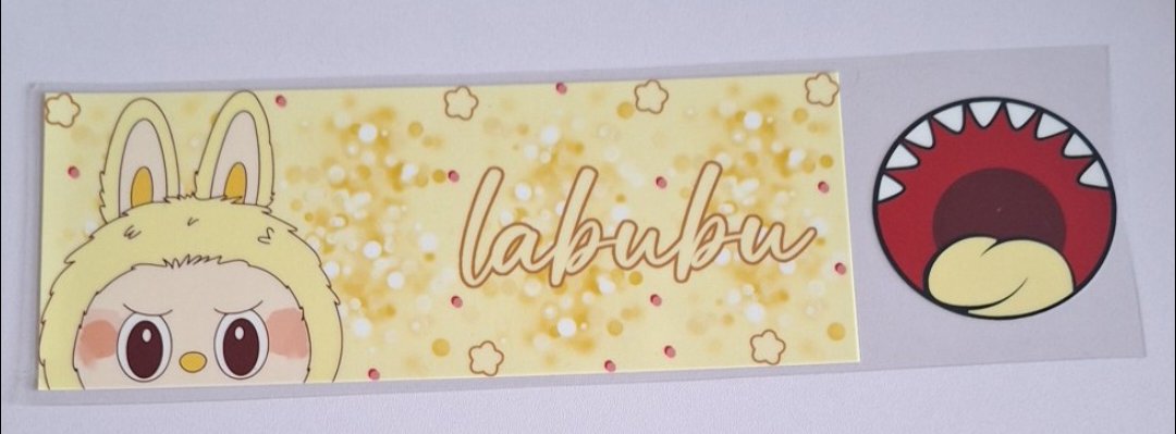 Labubu style 3 11oz Mug wrap & bottom