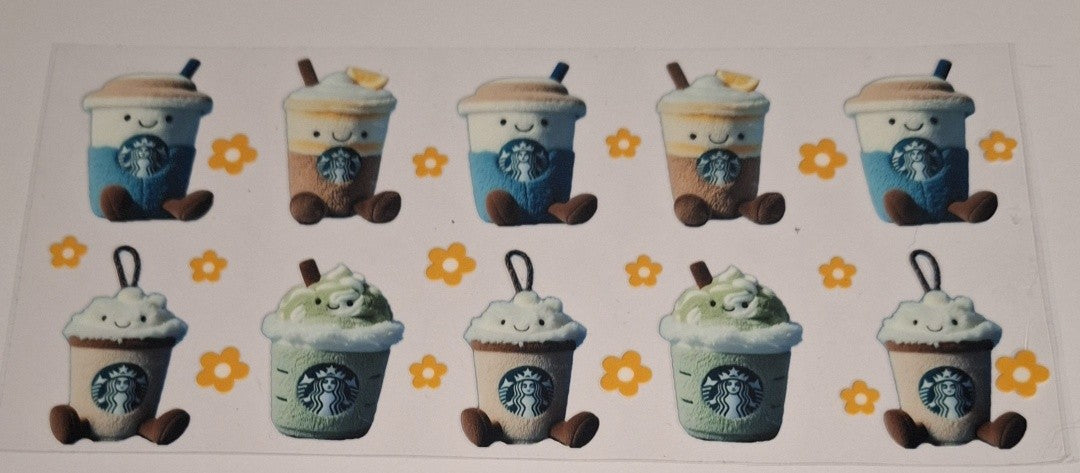 J cat coffee 16oz libbey cup wrap