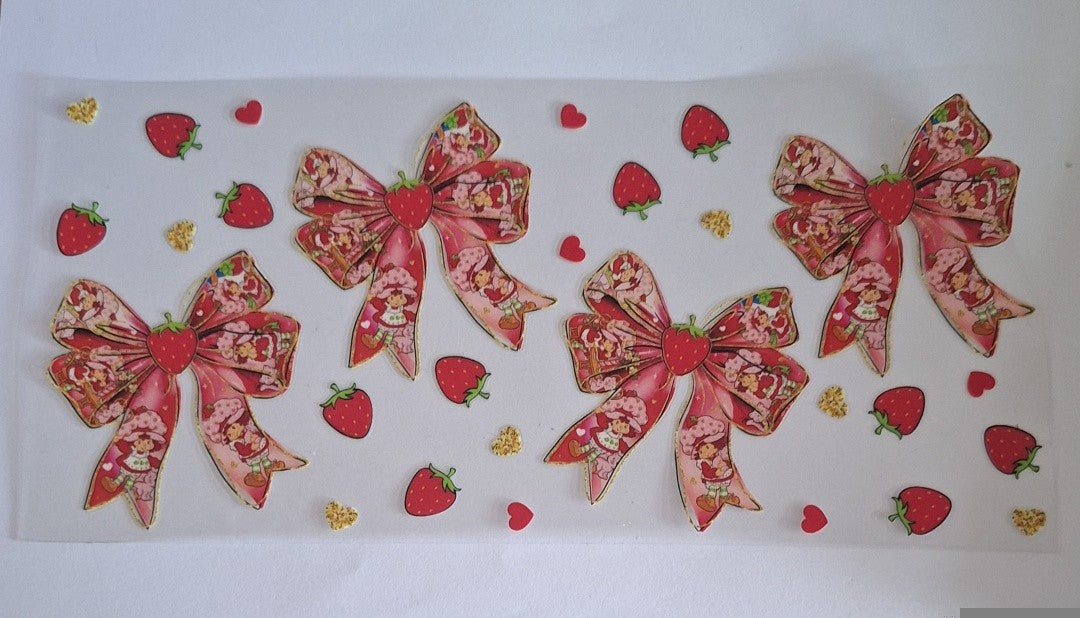 Strawberry shortcake 16oz Libbey Cup Wrap