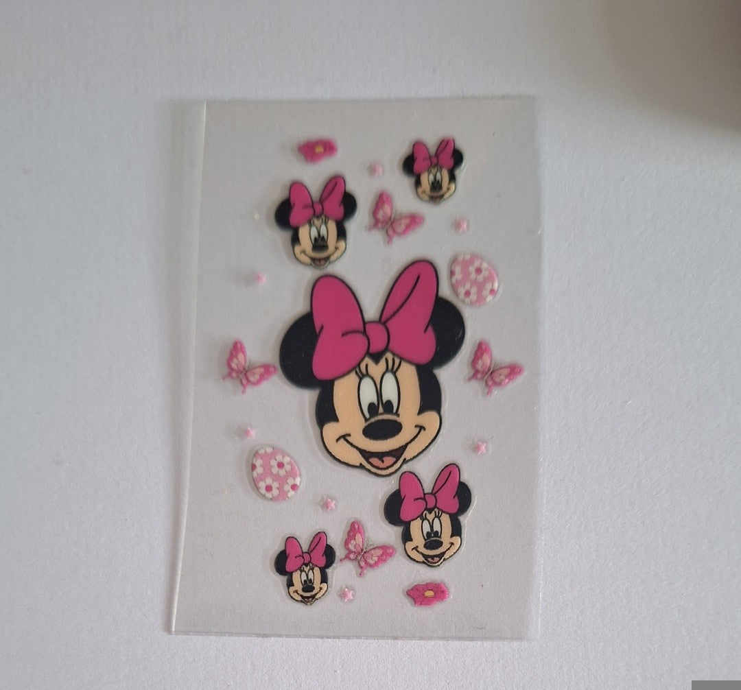 Minnie m Motel Keychain Decal