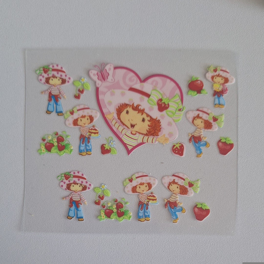 Strawberry shortcake Mini stanley cup keychain wrap