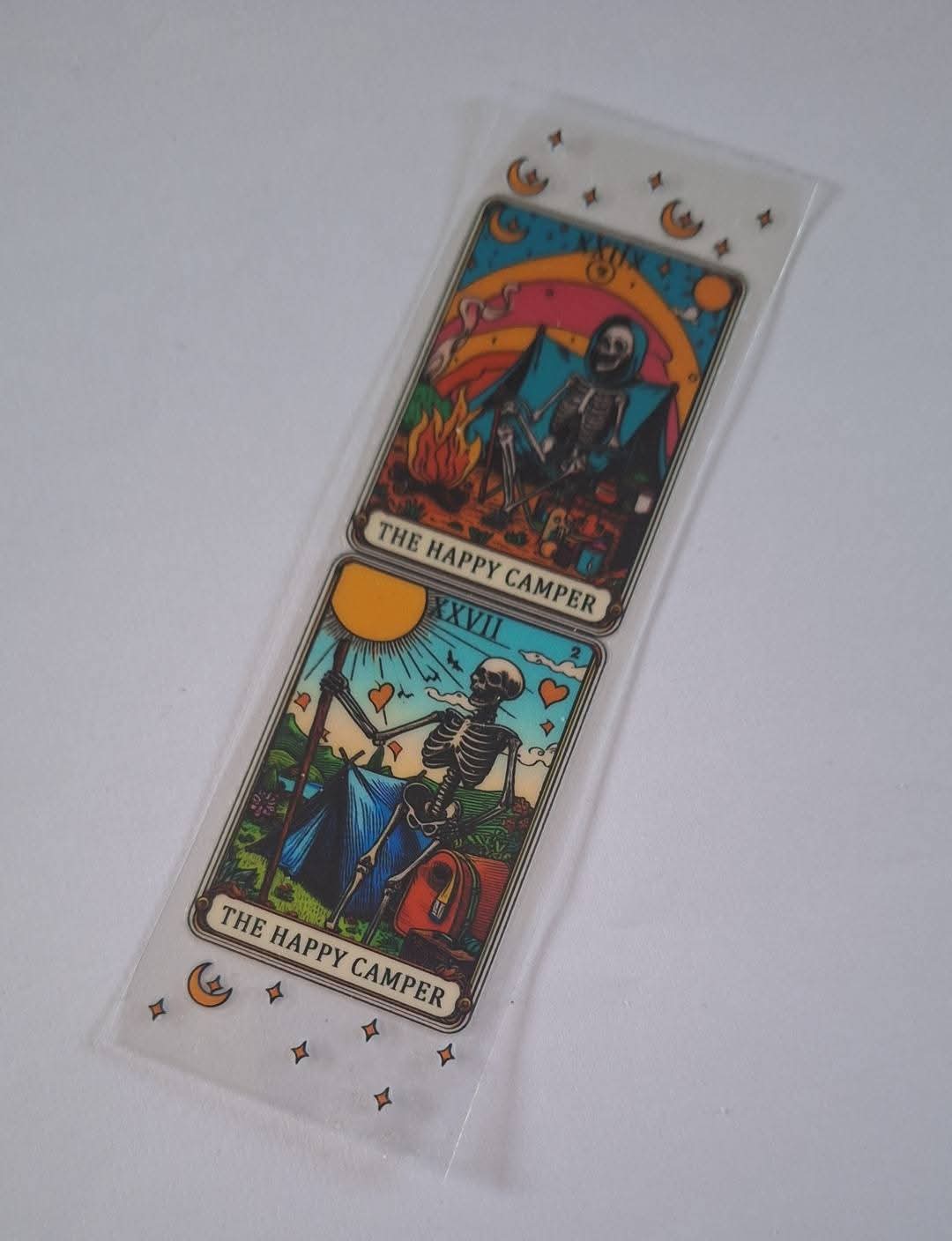 Happy Camper Skeleton Pen/bookmark wrap