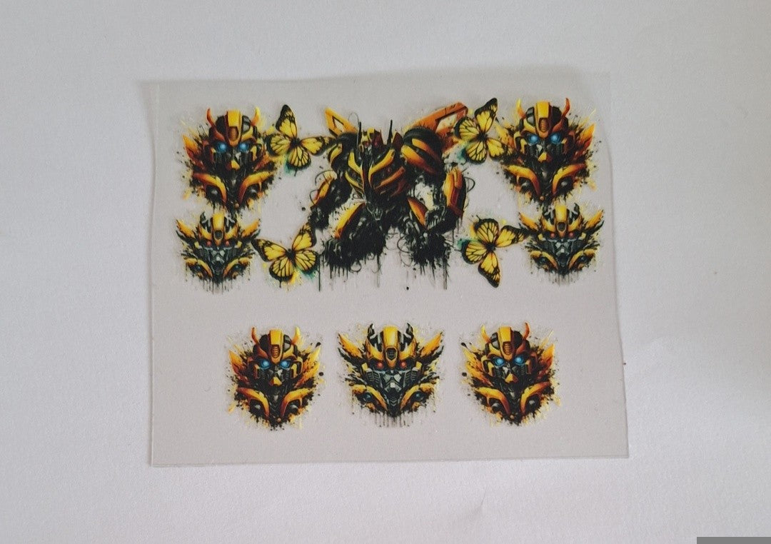 Bumblebee Mini stanley cup keychain wrap