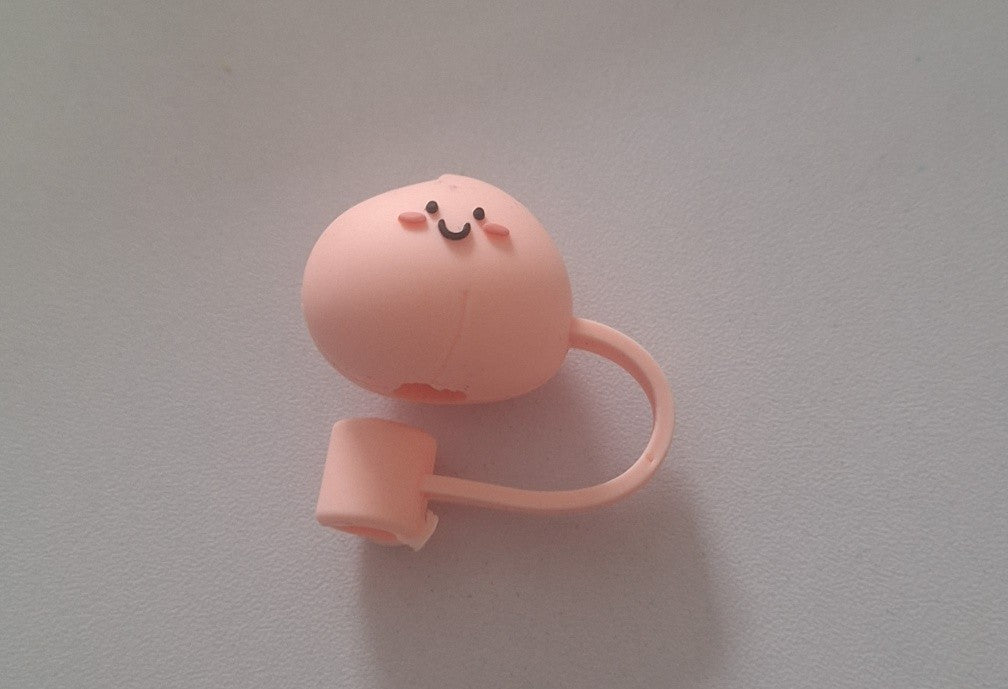 Pink drop Straw stopper