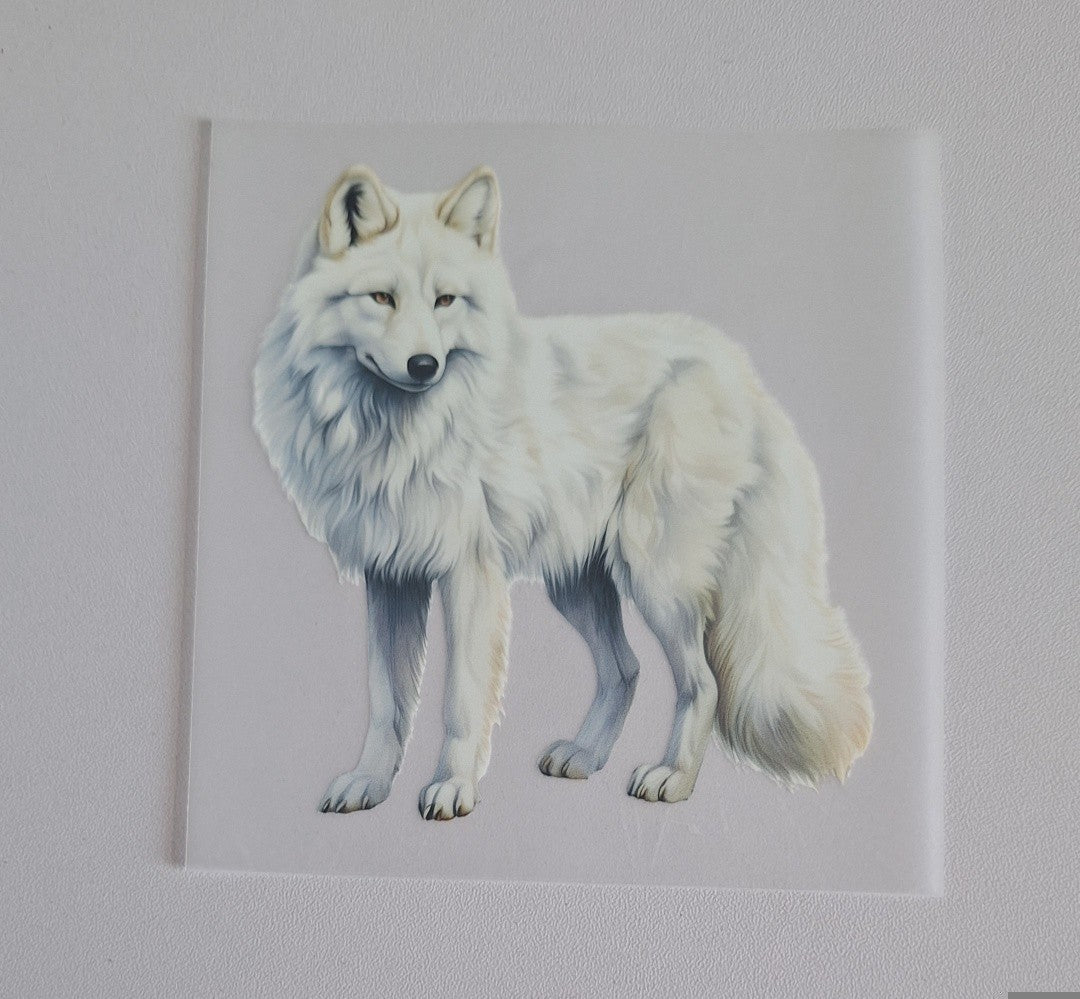 White wolf Pocket size dtf heat transfer