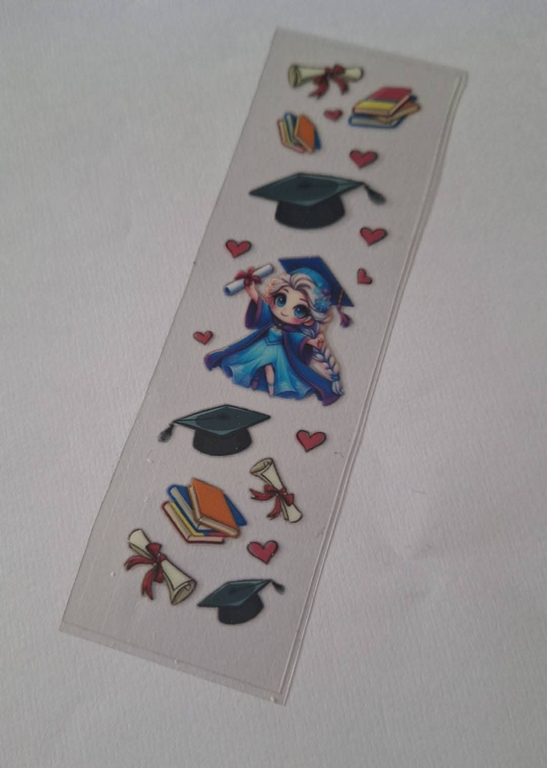 Frozen Graduation Pen/bookmark wrap