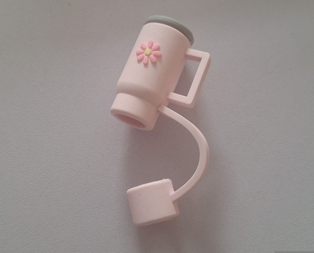 Pink stanley Straw stopper