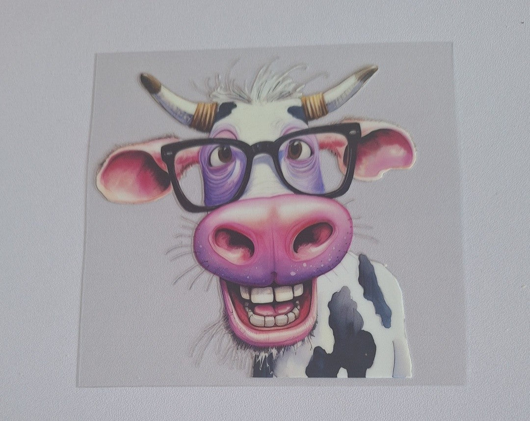 Funny cows Uvdtf decals