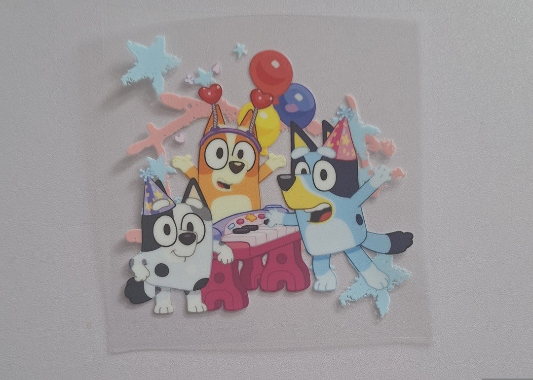 Bluey Uvdtf decals