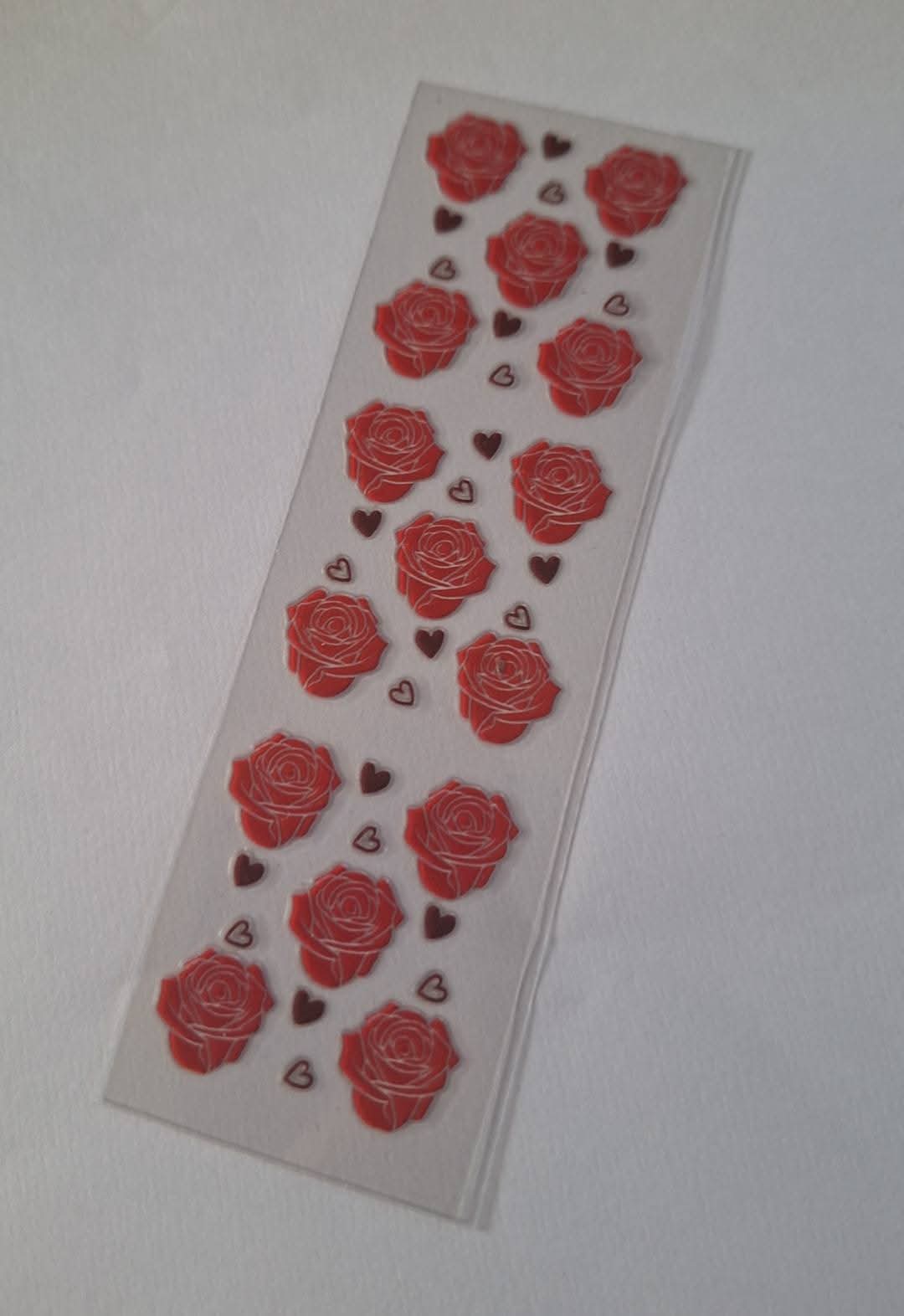 Red Roses Pen/bookmark wrap