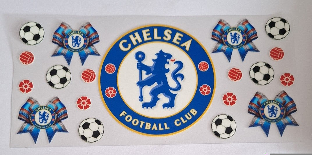 Chelsea fc 16oz Libbey Cup Wrap