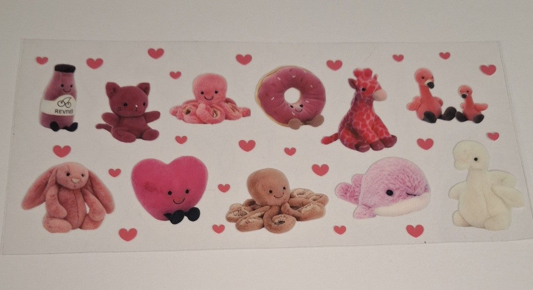 Jcat pinks 16oz libbey cup wrap