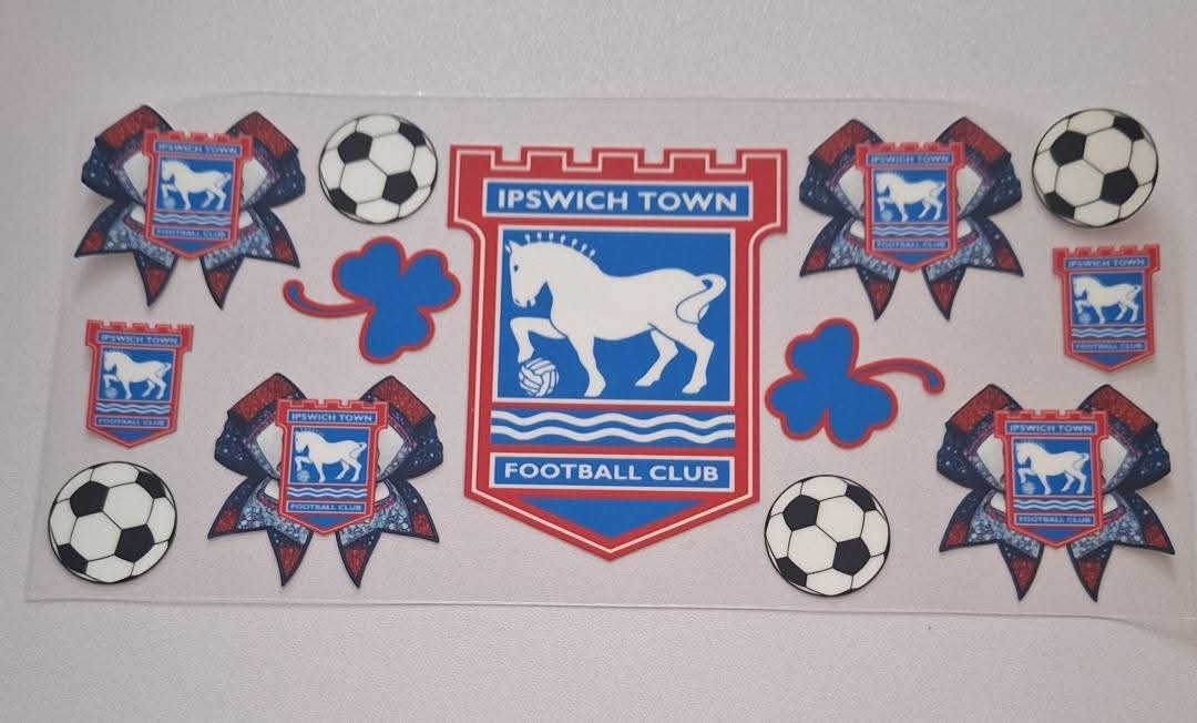 Ipswich fc 16oz libbey cup wrap