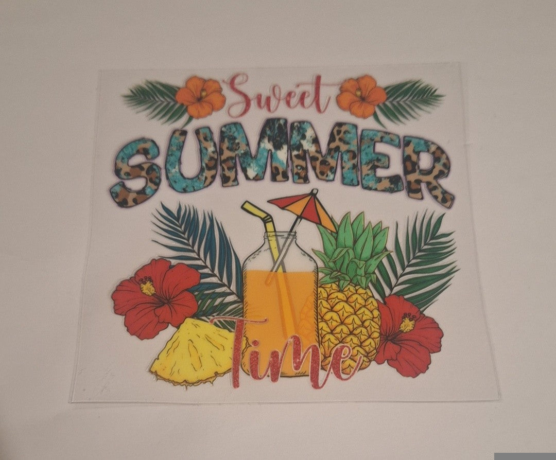 Sweet summer time Uvdtf pocket Size Decals