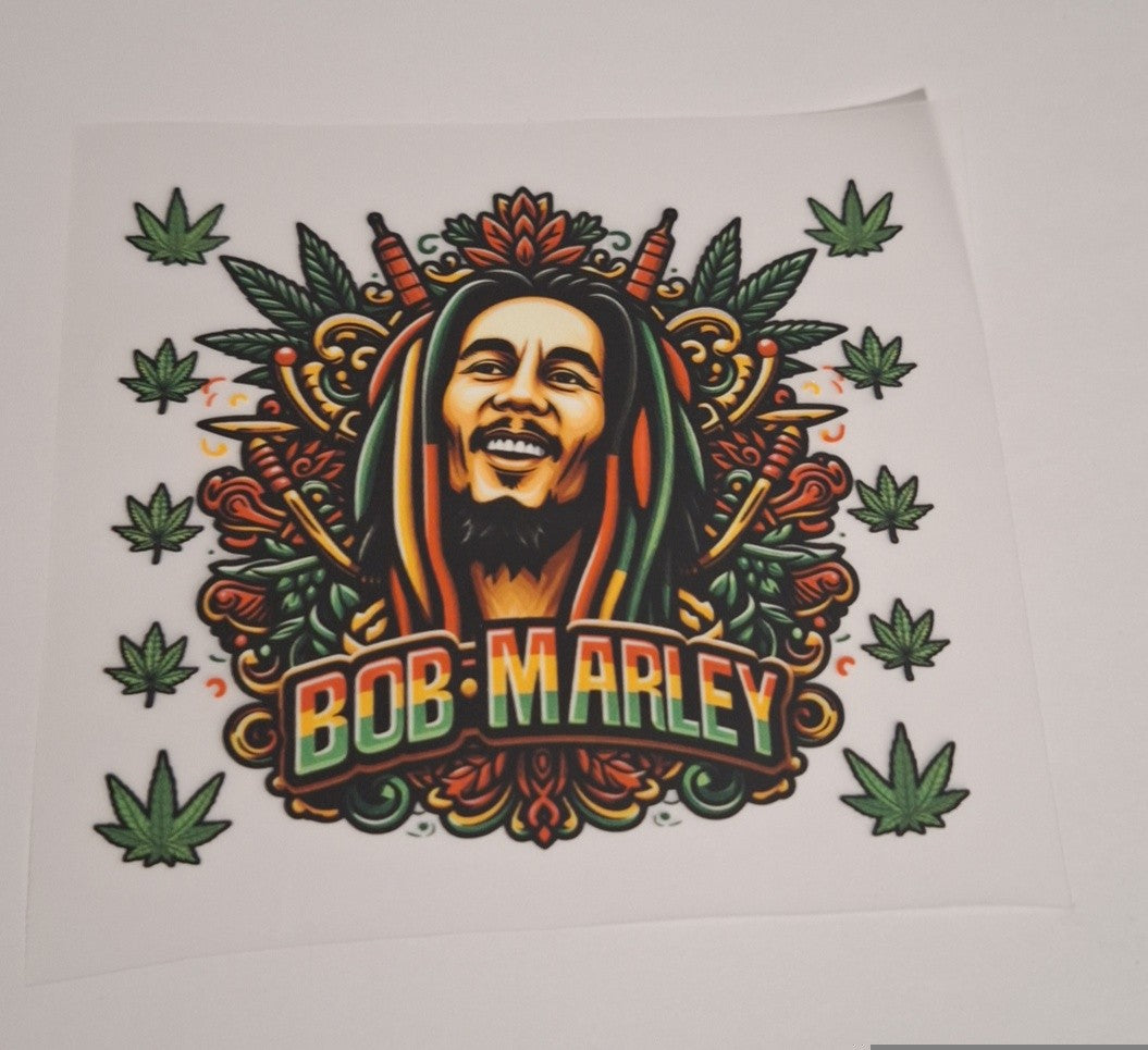 Bob marley Pocket size heat transfers