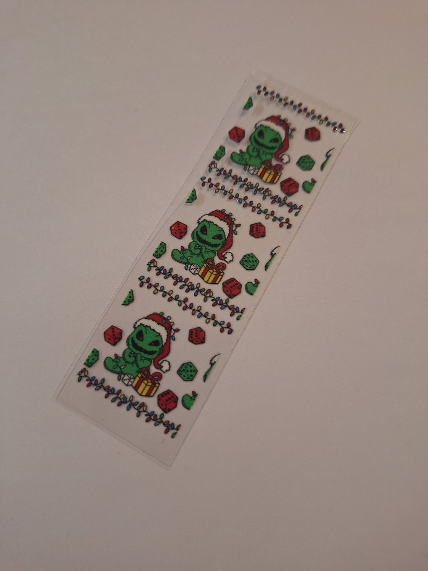 Xmas oogie boogie pen/bookmark wrap