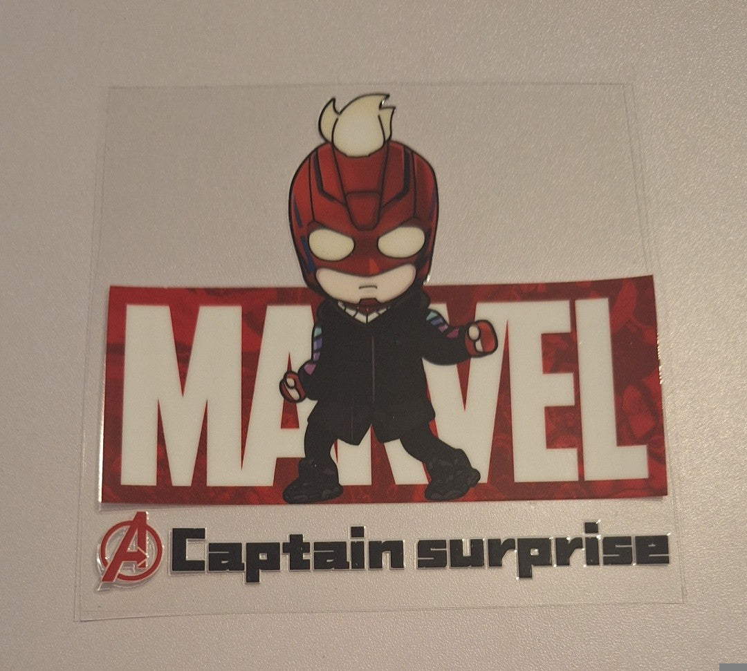 Captain surprise Uvdtf decals