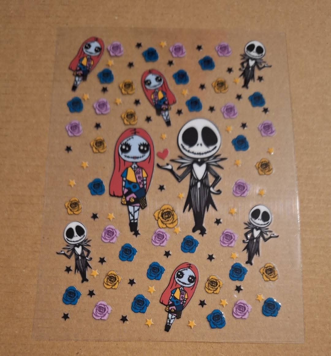 Jack & sally A5 Notebook cover