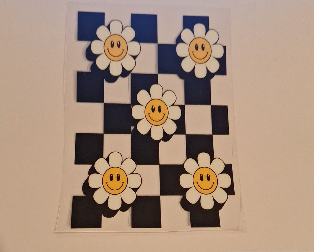 Flowers & blocks A6 book covers