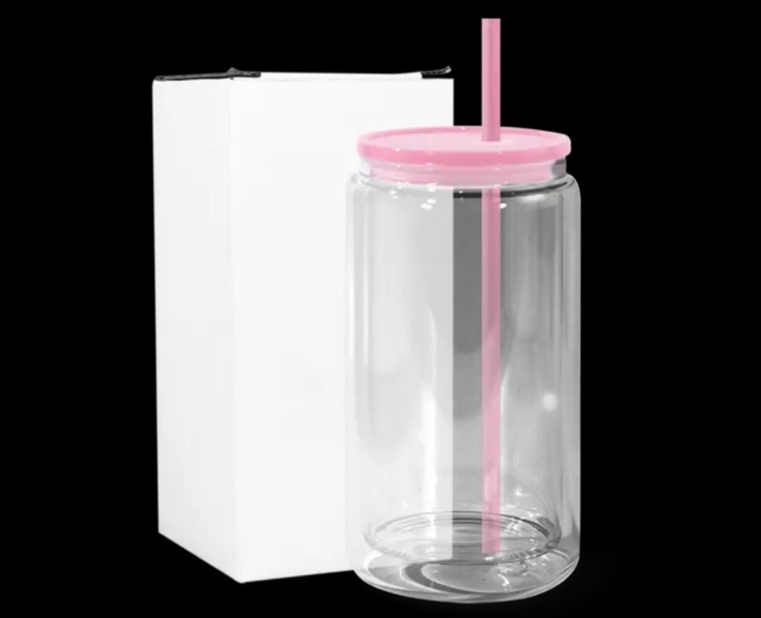 Preorder Light Pink 16oz Snowglobe Tumblers