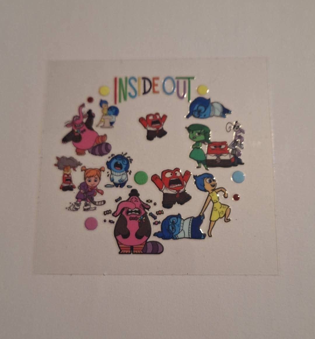 Inside Out 16oz Lid Decal