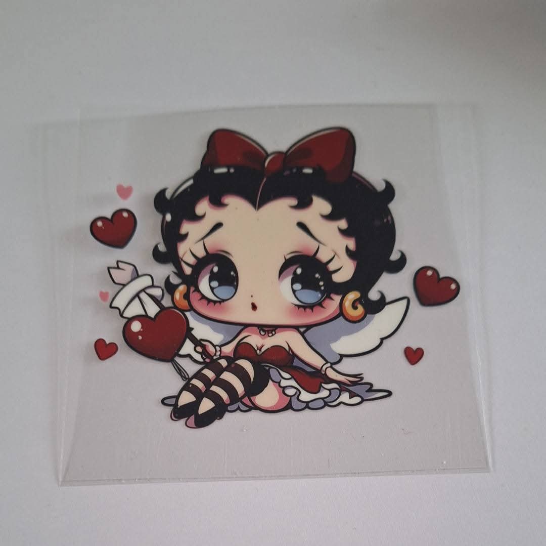 Betty boop uvdtf decal