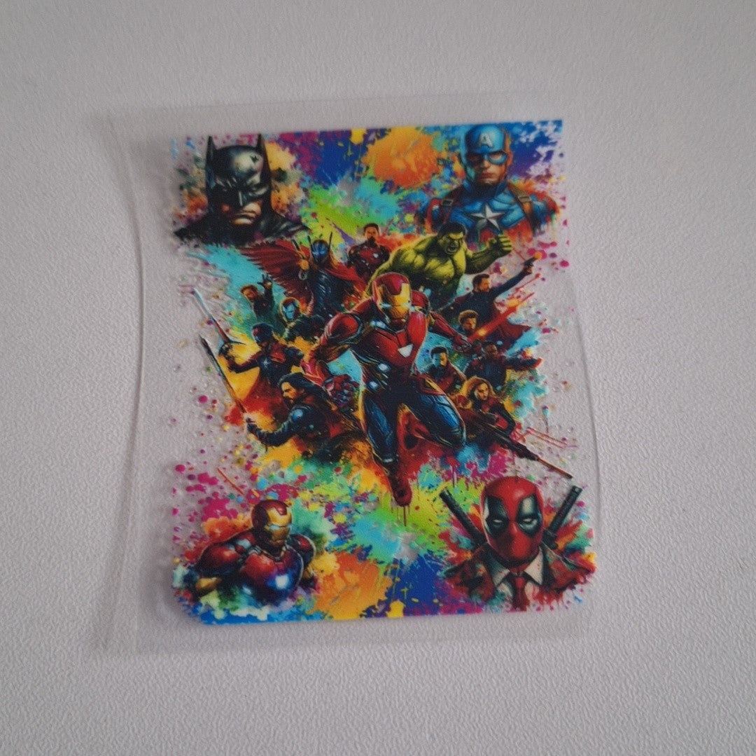 Avengers Mini spray bottle decal