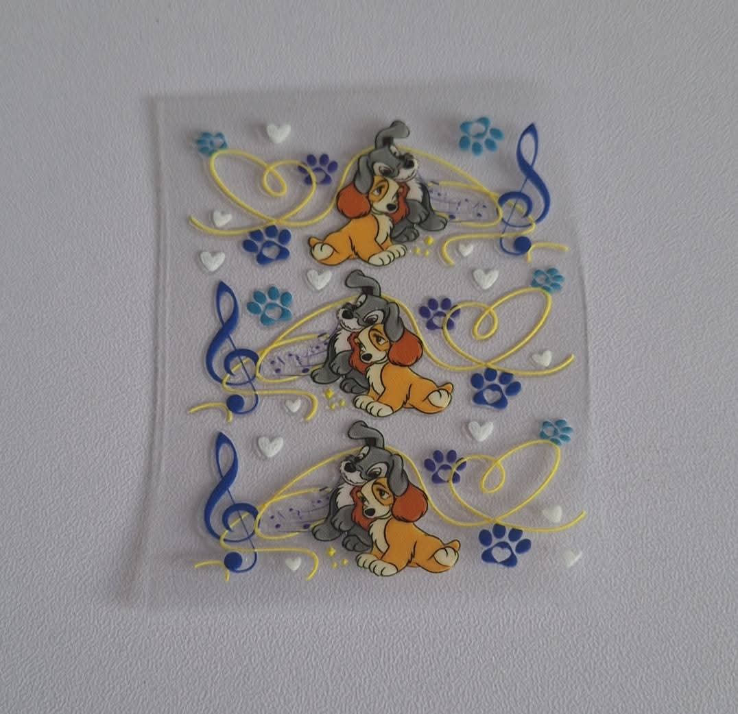 Lady & the tramp Mini spray bottle decal