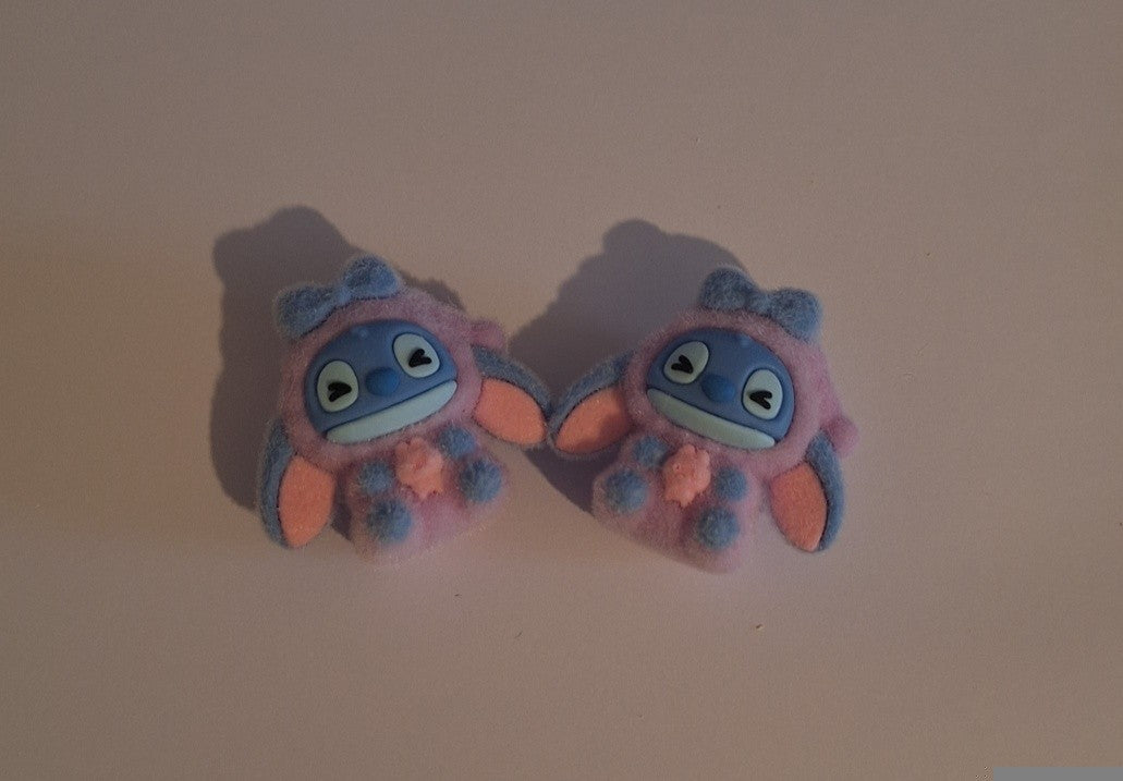 Lilac stitch felt feel beads