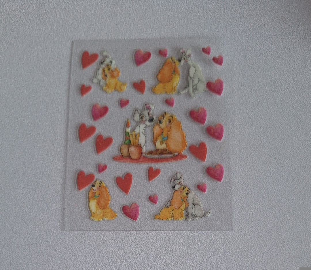 Lady & tramp Mini spray bottle decal