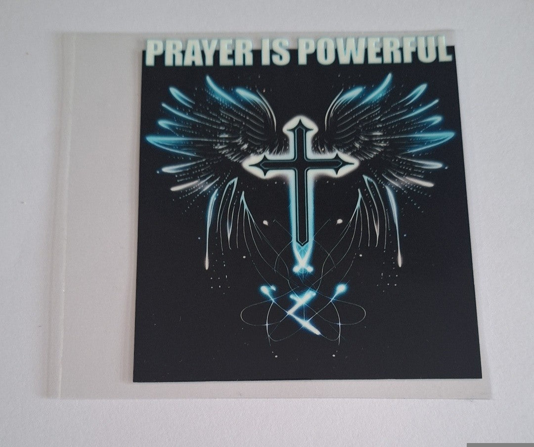 Prayer is powerful Uvdtf pocket Size Decals