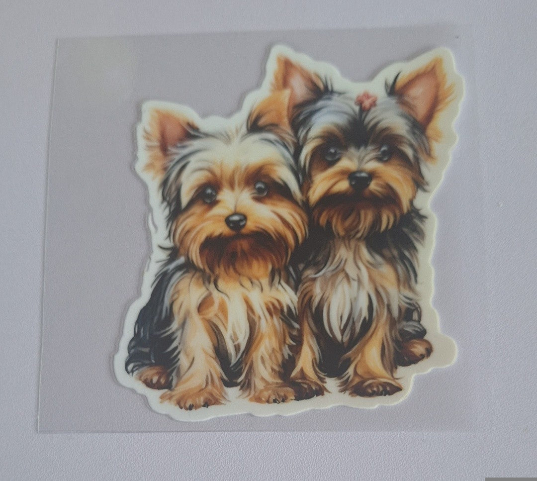 Yorkshire terrier style 1 Uvdtf decals